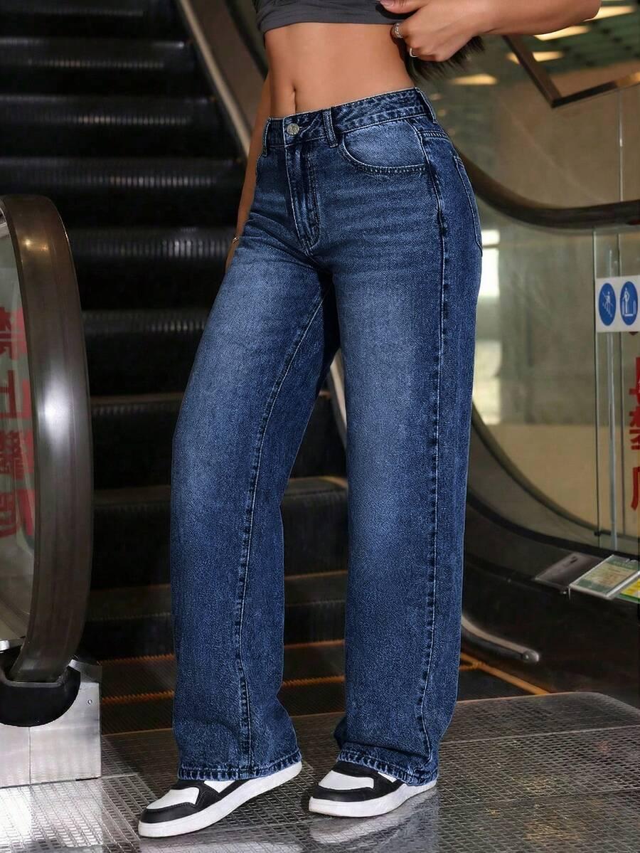 INAWLY NIEBIESKIE SPODNIE JEANS PK01__S
