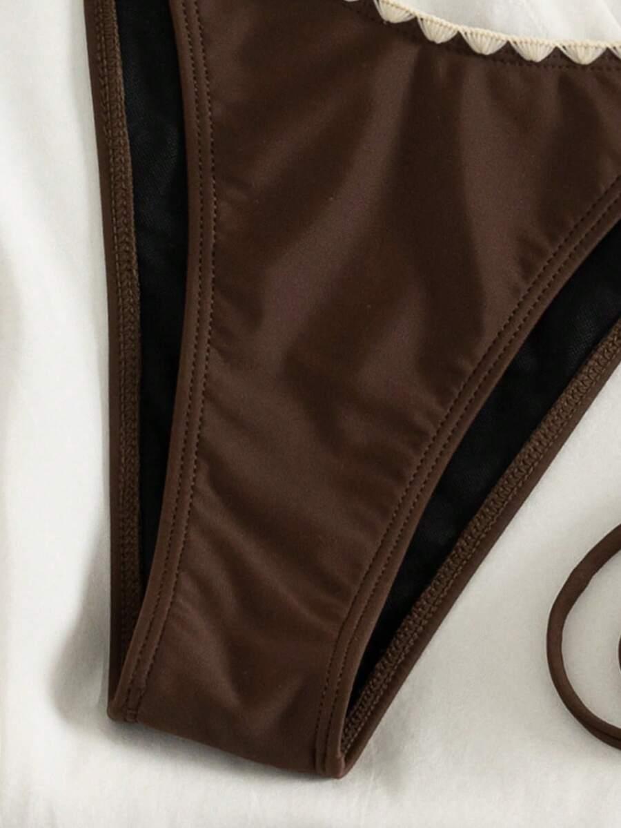 SHEIN DWUCZĘŚCIOWY STRÓJ KĄPIELOWY S09__XS