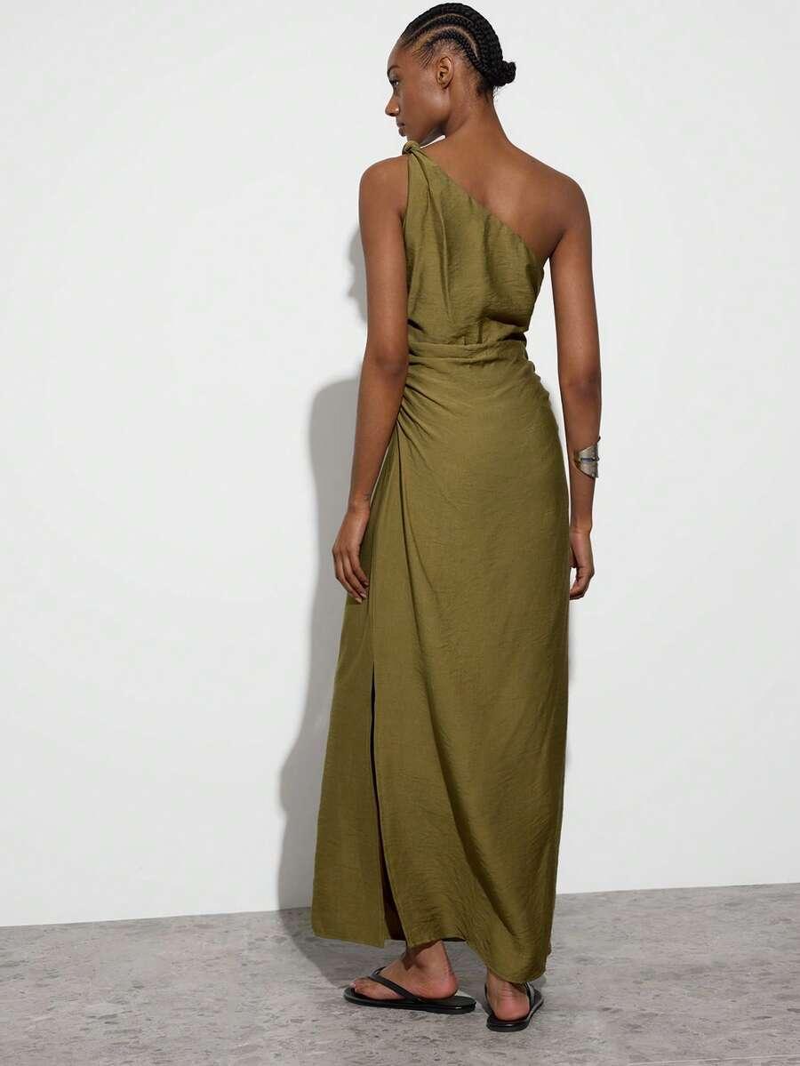 SHEIN ZIELONA MAXI SUKIENKA S06__XL