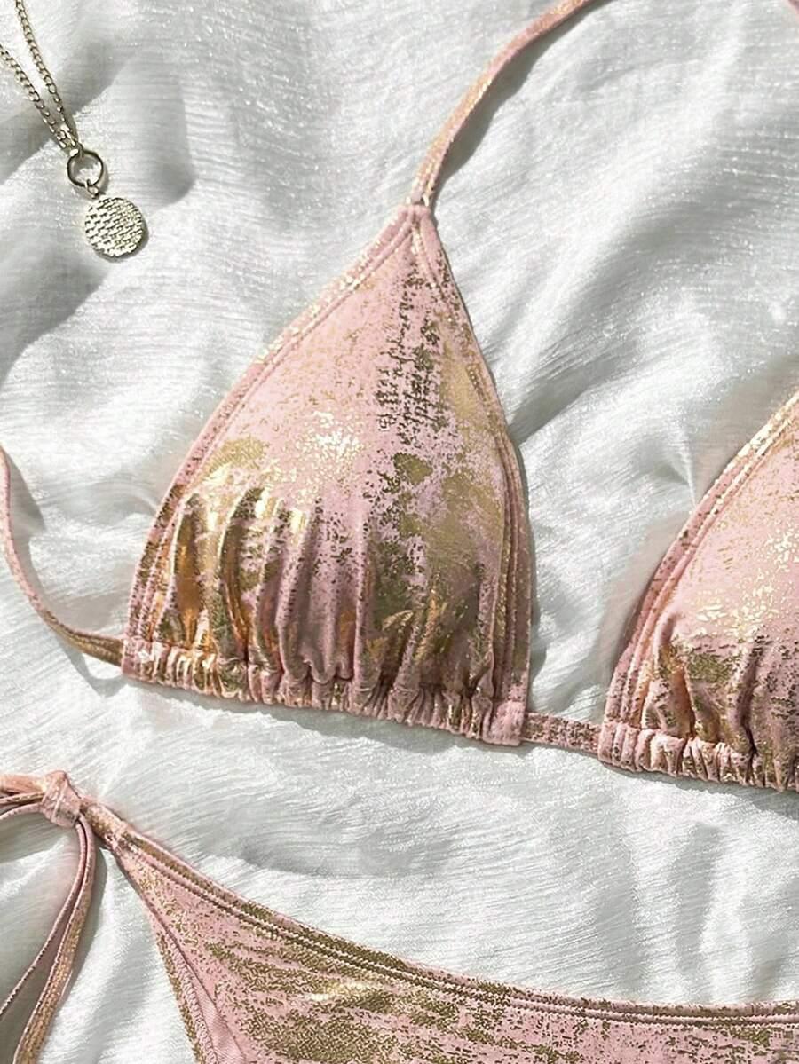 SHEIN DÓŁ OD BIKINI WIĄZANIE S06__M