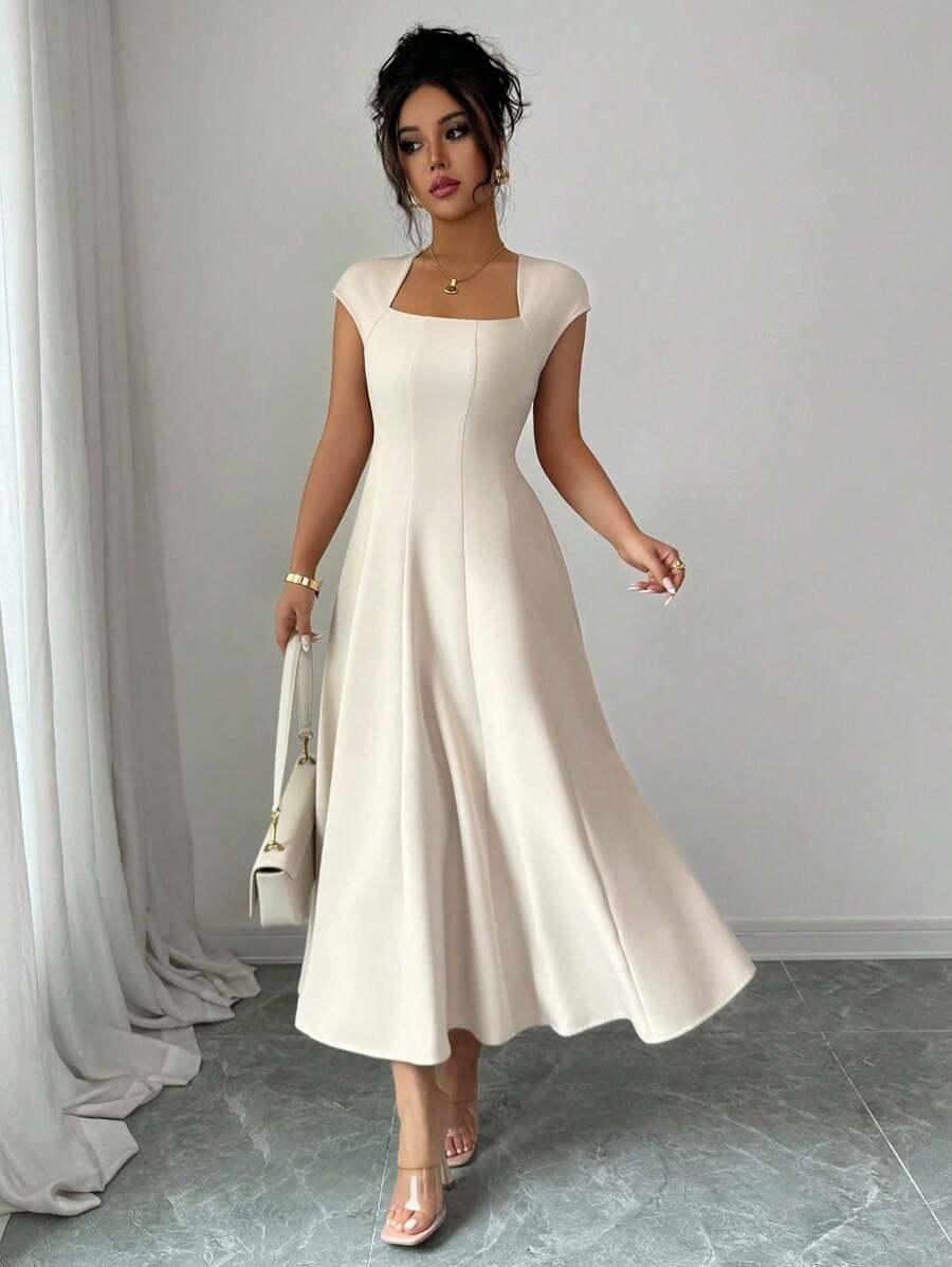 SHEIN SUKIENKA KRÓTKI RĘKAW PK01__S