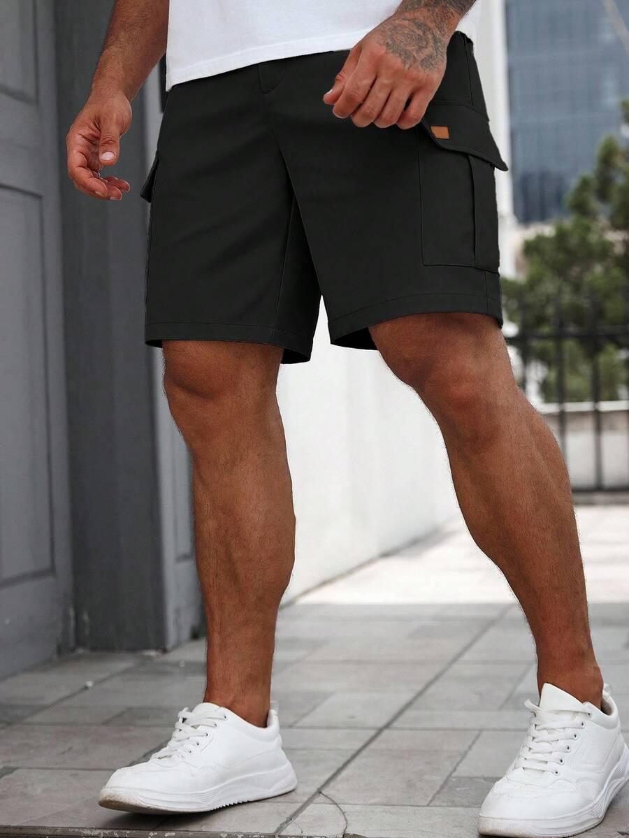 MANFINITY CZARNE SPODENKI CASUAL S06__L