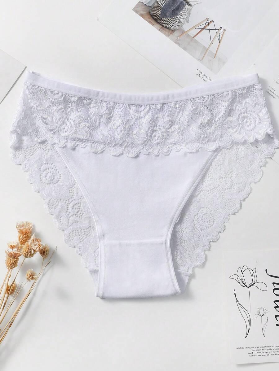 SHEIN MAJTKI FIGI KORONKA 3-PACK PK01__XL