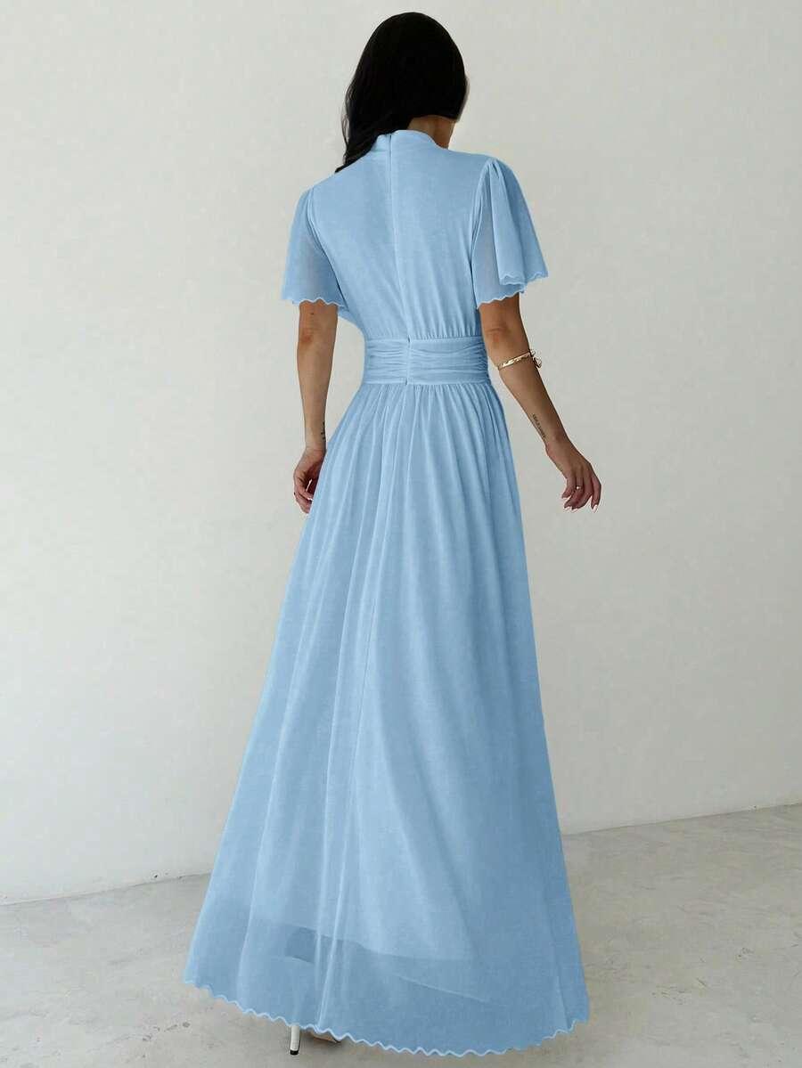 FIRERIE NIEBIESKA MAXI SUKIENKA S06__S