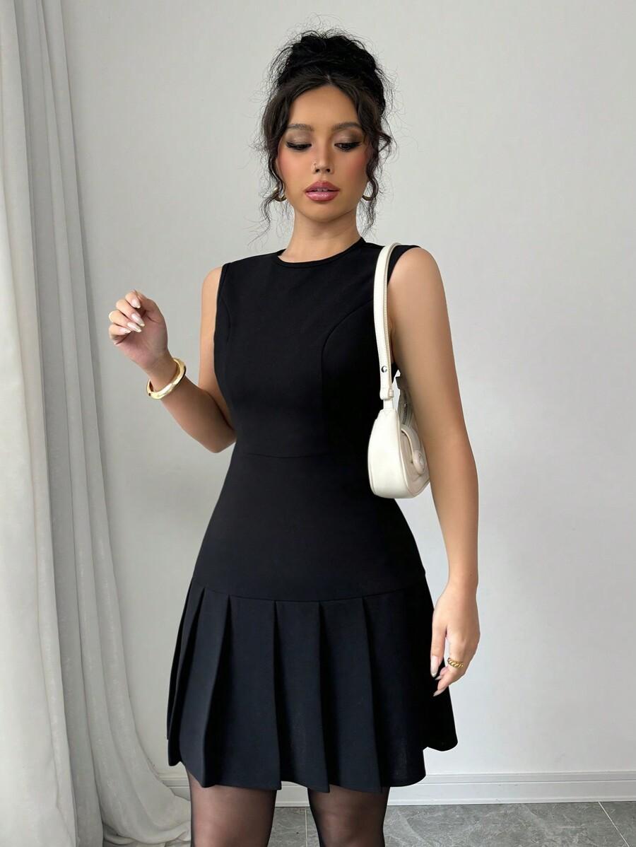 SHEIN CZARNA SUKIENKA MINI S06__M