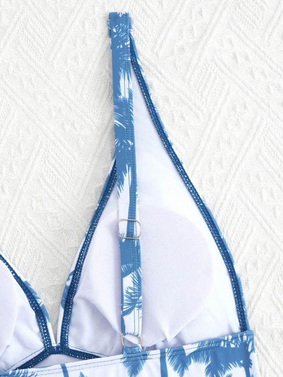 SHEIN DWUCZĘŚCIOWY STRÓJ KĄPIELOWY S09__L