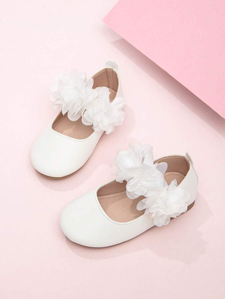 SHEIN BIAŁE BALERINY ZDOBIENIE S06__24