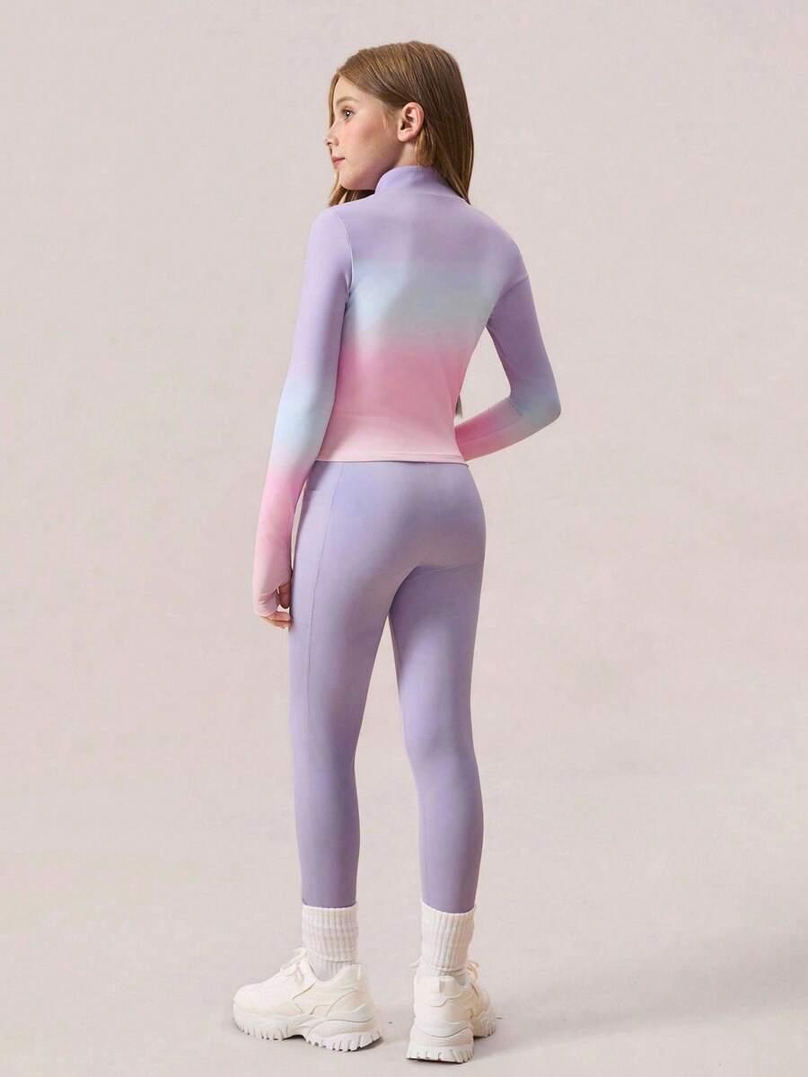 SHEIN BLUZKA LEGGINSY KOMPLET S06__122-128