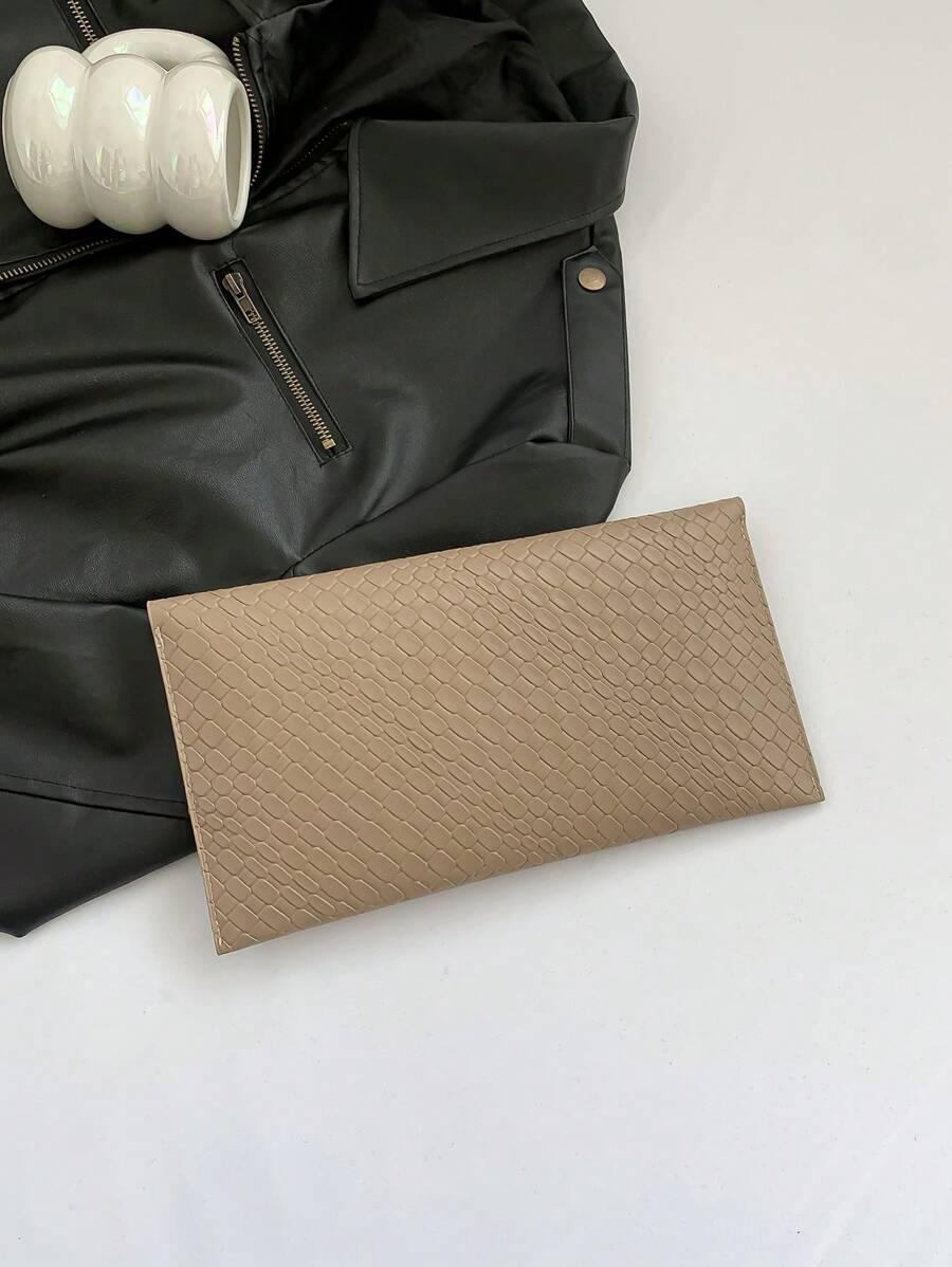 SHEIN BEŻOWA TOREBKA KOPERTÓWKA S07__29X16CM