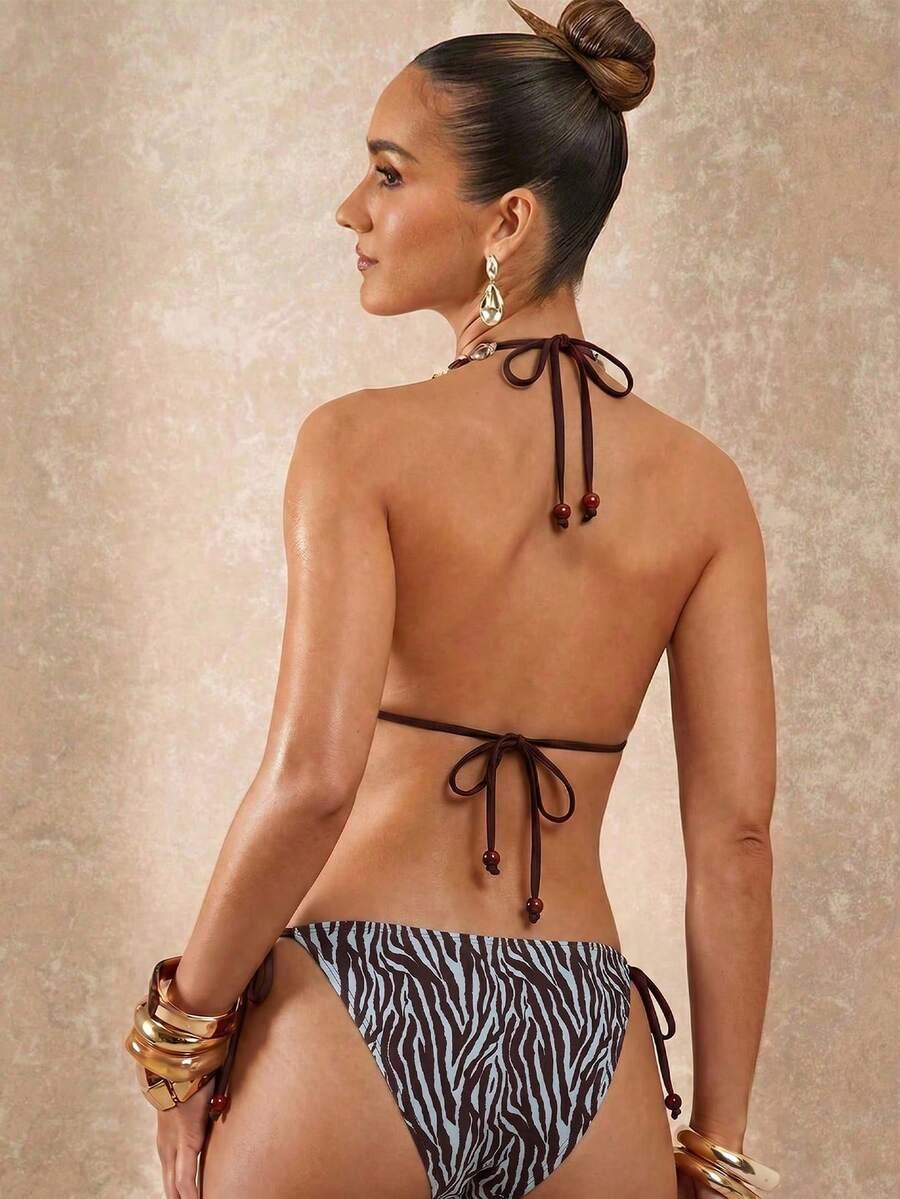 LUMALEX DWUCZĘŚCIOWY STRÓJ KĄPIELOWY ANIMAL PRINT S09__M
