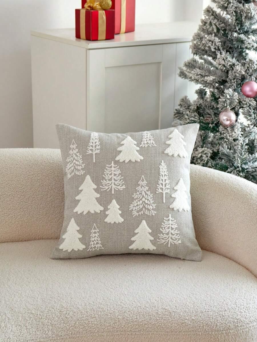 SHEIN POSZEWKA NA PODUSZKĘ CHOINKI S07__45X45CM