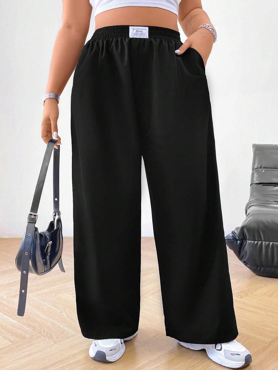 SHEIN CZARNE SPODNIE CASUAL S06__48