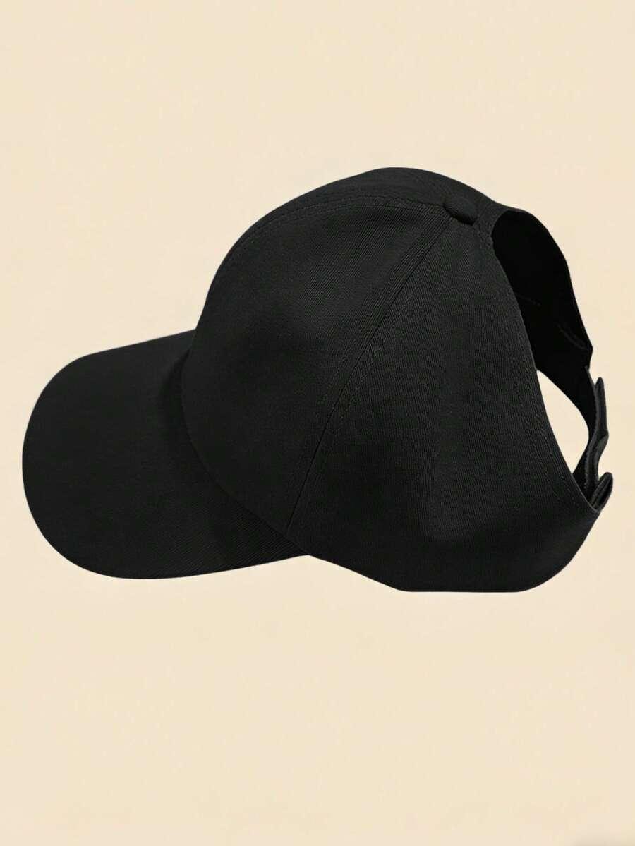SHEIN CZARNA CZAPKA Z DASZKIEM S07__OS