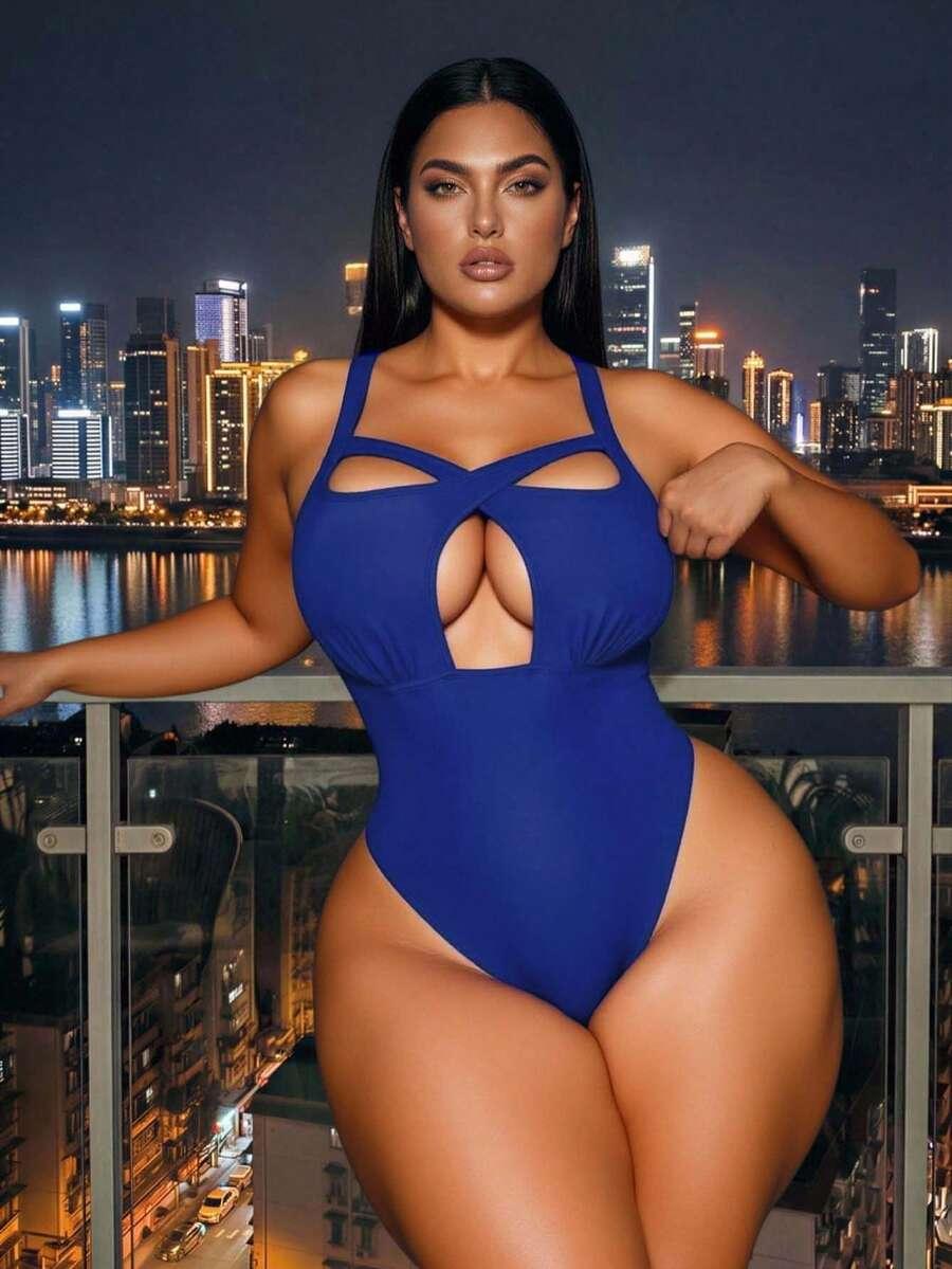 SHEIN JEDNOCZĘŚCIOWY STRÓJ KĄPIELOWY S09__48