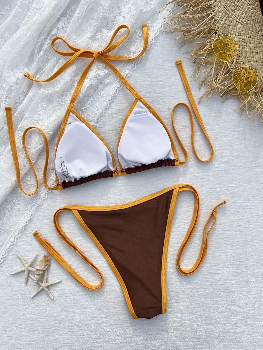 SHEIN DWUCZĘŚCIOWY STRÓJ KĄPIELOWY S09__XL