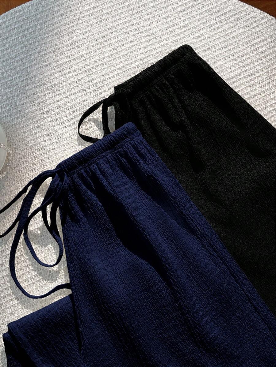 SHEIN SPODNIE WIĄZANIE 2-PACK S06__S