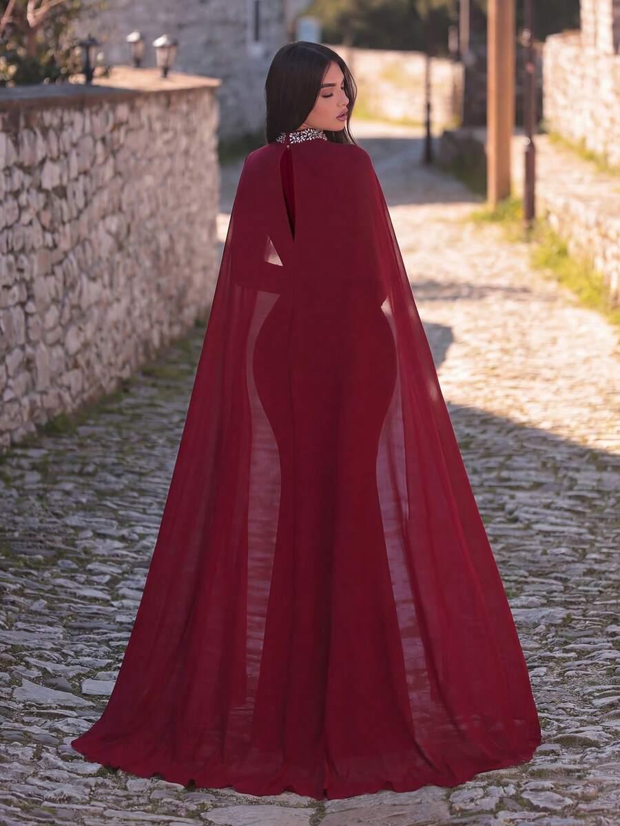 FAERIESTY BORDOWA MAXI SUKIENKA ZDOBIENIE S09__XL