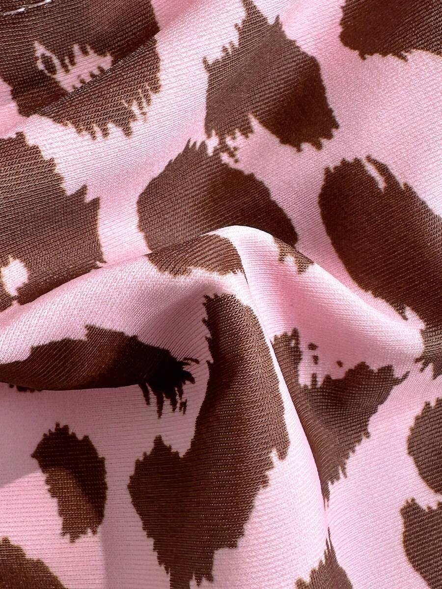 SOLEIA DWUCZĘŚCIOWY STRÓJ KĄPIELOWY ANIMAL PRINT S09__M