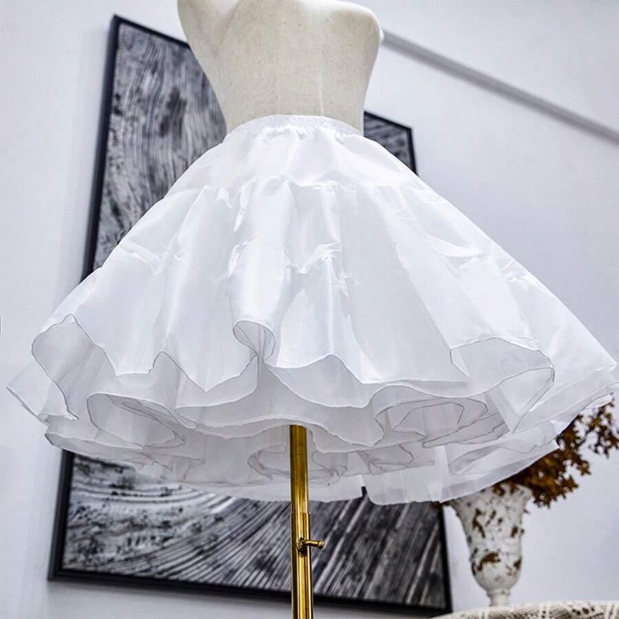SHEIN BIAŁA SPÓDNICA HALKA DO SUKIENKI S07__ONE-SIZE
