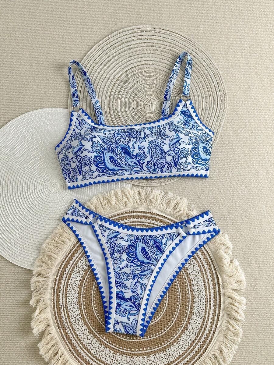 SHEIN DWUCZĘŚCIOWY STRÓJ KĄPIELOWY S09__S