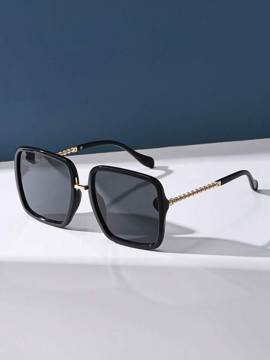 SHEIN CZARNE OKULARY PRZECIWSŁONECZNE S07
