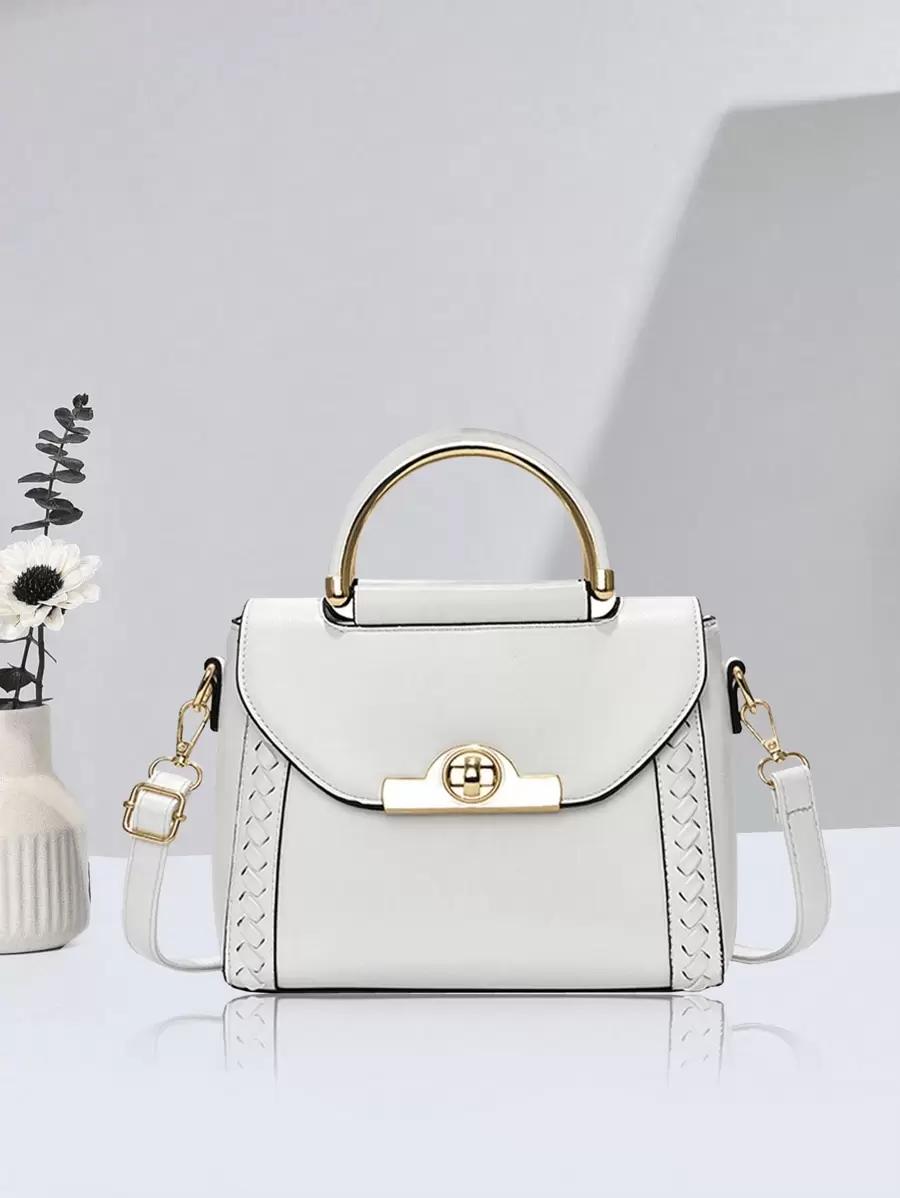 SHEIN BIAŁA TOREBKA NA RAMIĘ S07__23X12X18