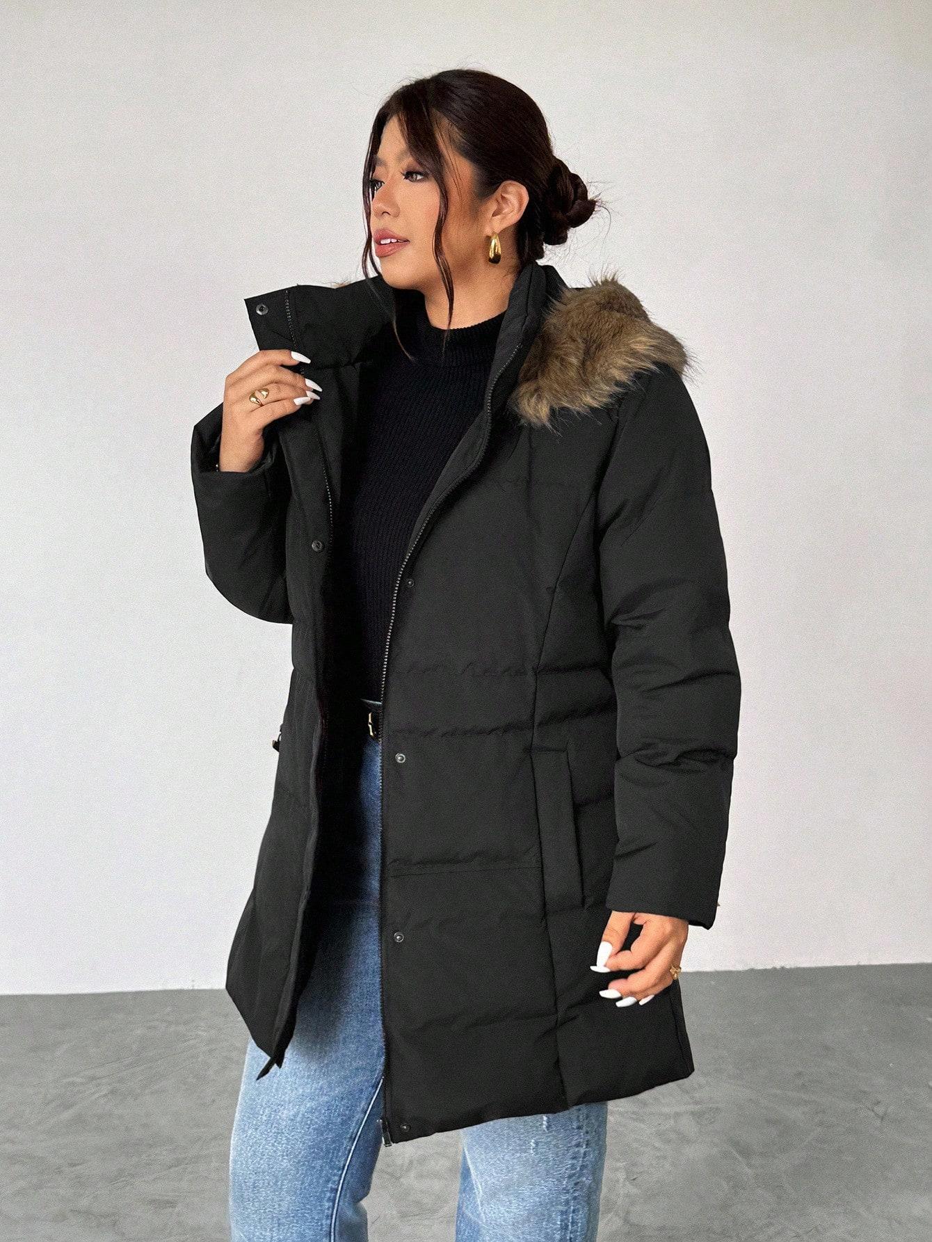 SHEIN CZARNA KURTKA KAPTUR W01__48