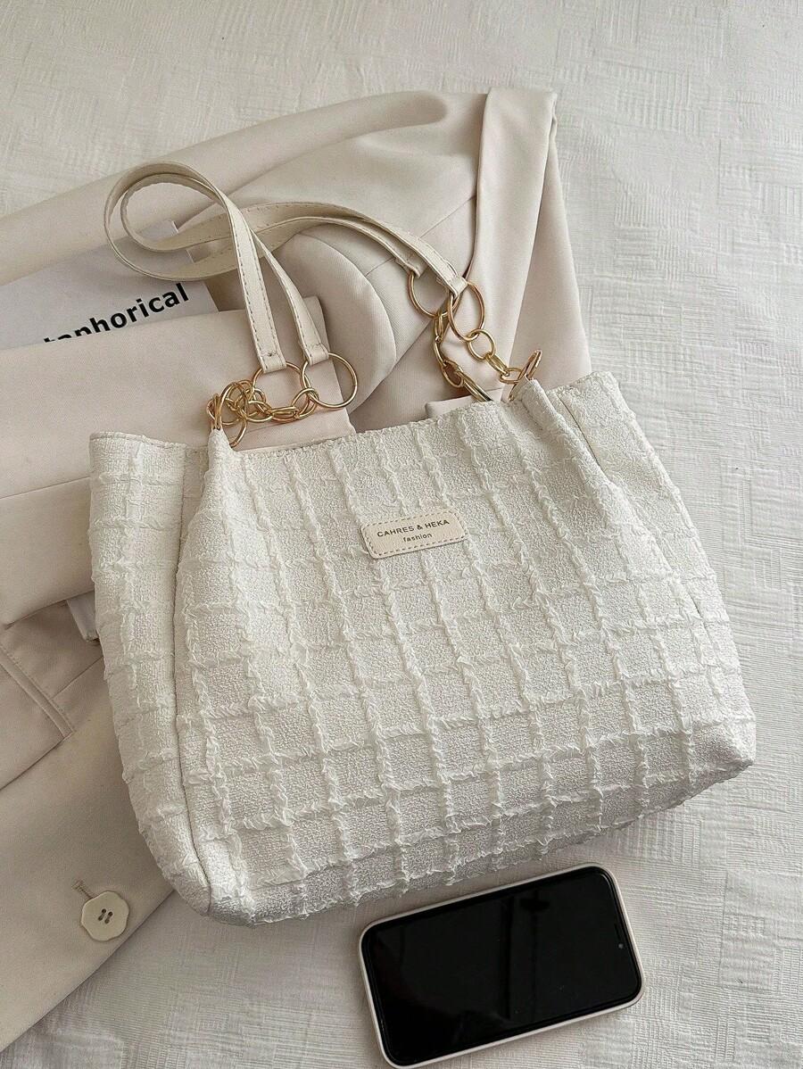 SHEIN BIAŁA TORBA NA RAMIĘ S07__33X26