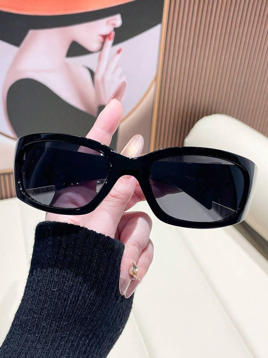 SHEIN CZARNE OKULARY PRZECIWSŁONECZNE S07