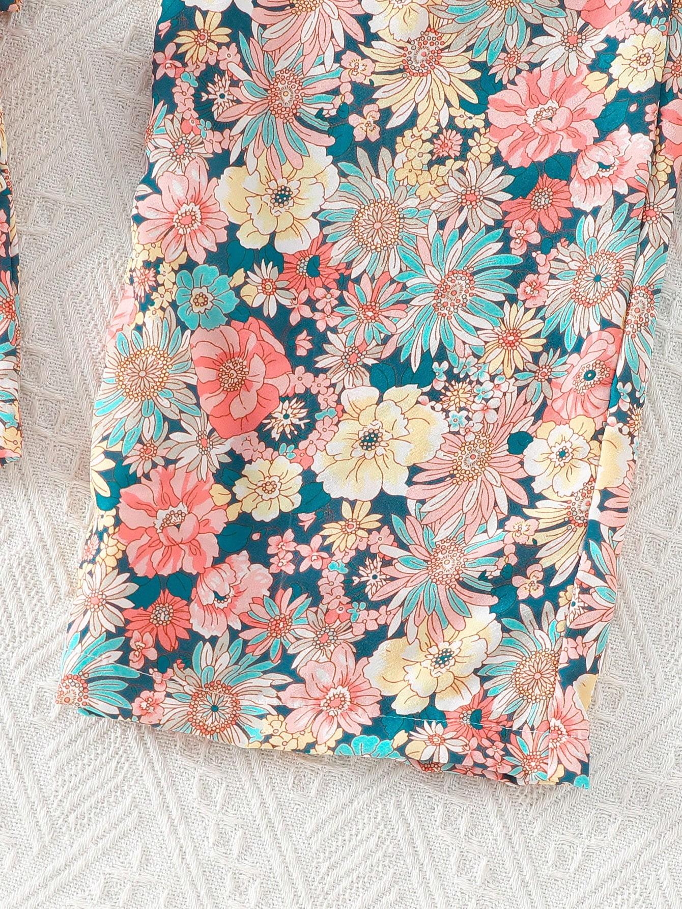 SHEIN KOMBINEZON W KWIATY S06__122/128