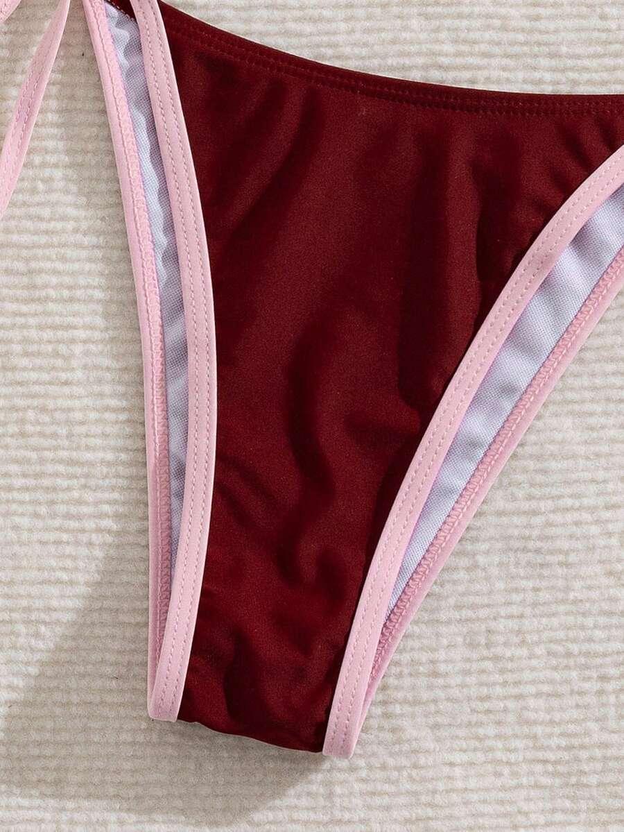 SHEIN DWUCZĘŚCIOWY STRÓJ KĄPIELOWY S09__L
