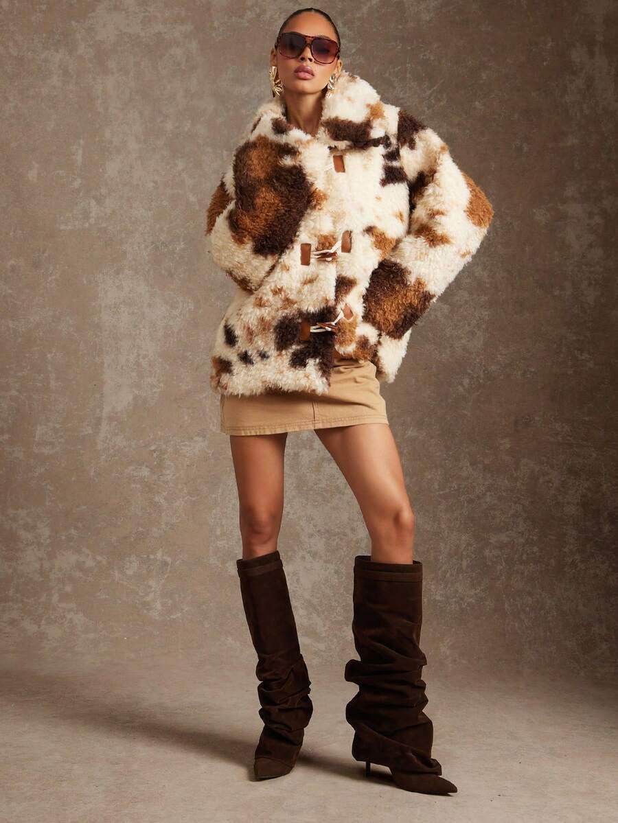 SHEIN BRĄZOWE KOZAKI OBCAS W01__39,5
