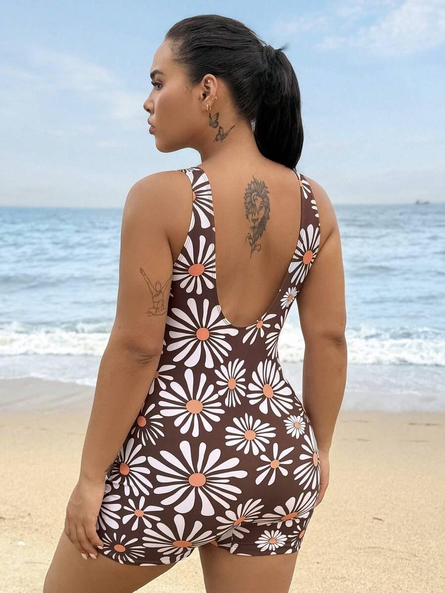 SHEIN JEDNOCZĘŚCIOWY STRÓJ KĄPIELOWY S09__52