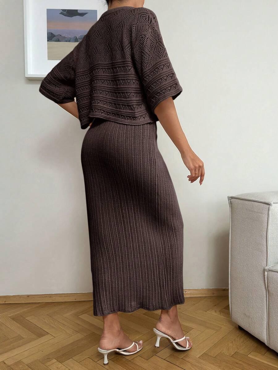 SHEIN KARDIGAN SWETER KOMPLET S06__S