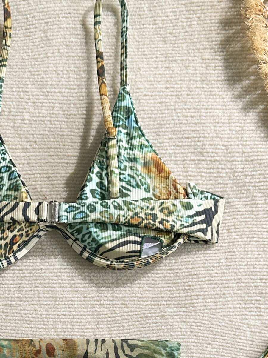 SHEIN DWUCZĘŚCIOWY STRÓJ KĄPIELOWY S09__XL