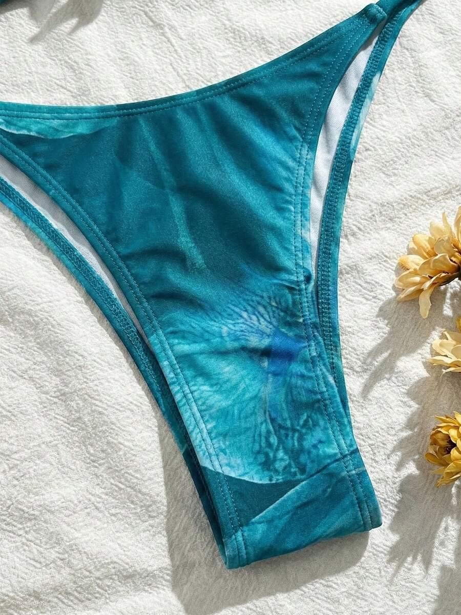SHEIN DWUCZĘŚCIOWY STRÓJ KĄPIELOWY SPÓDNICA KOMPLET S09__XL