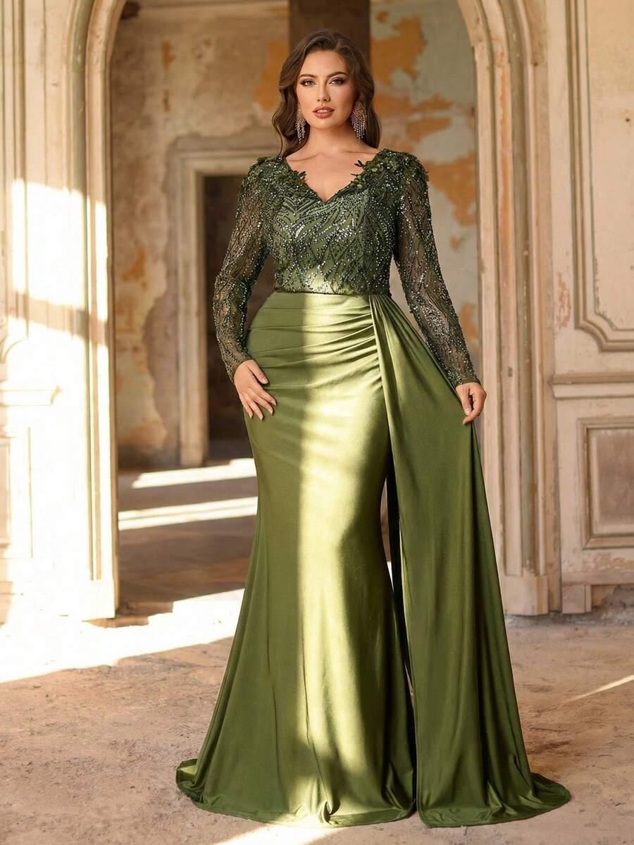 AUREIA ZIELONA MAXI SUKIENKA S06__50