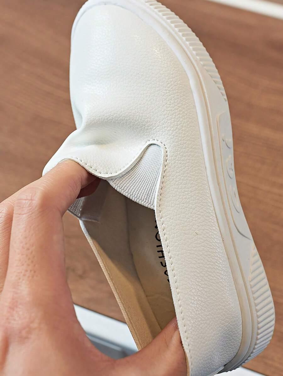 SHEIN BIAŁE WSUWANE TRAMPKI S06__33