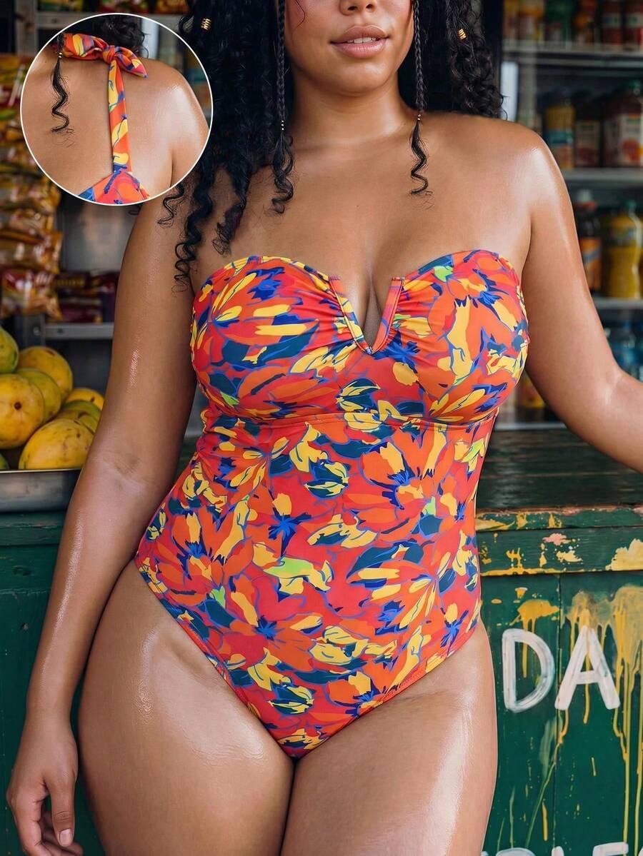 SHEIN JEDNOCZĘŚCIOWY STRÓJ KĄPIELOWY S09__46