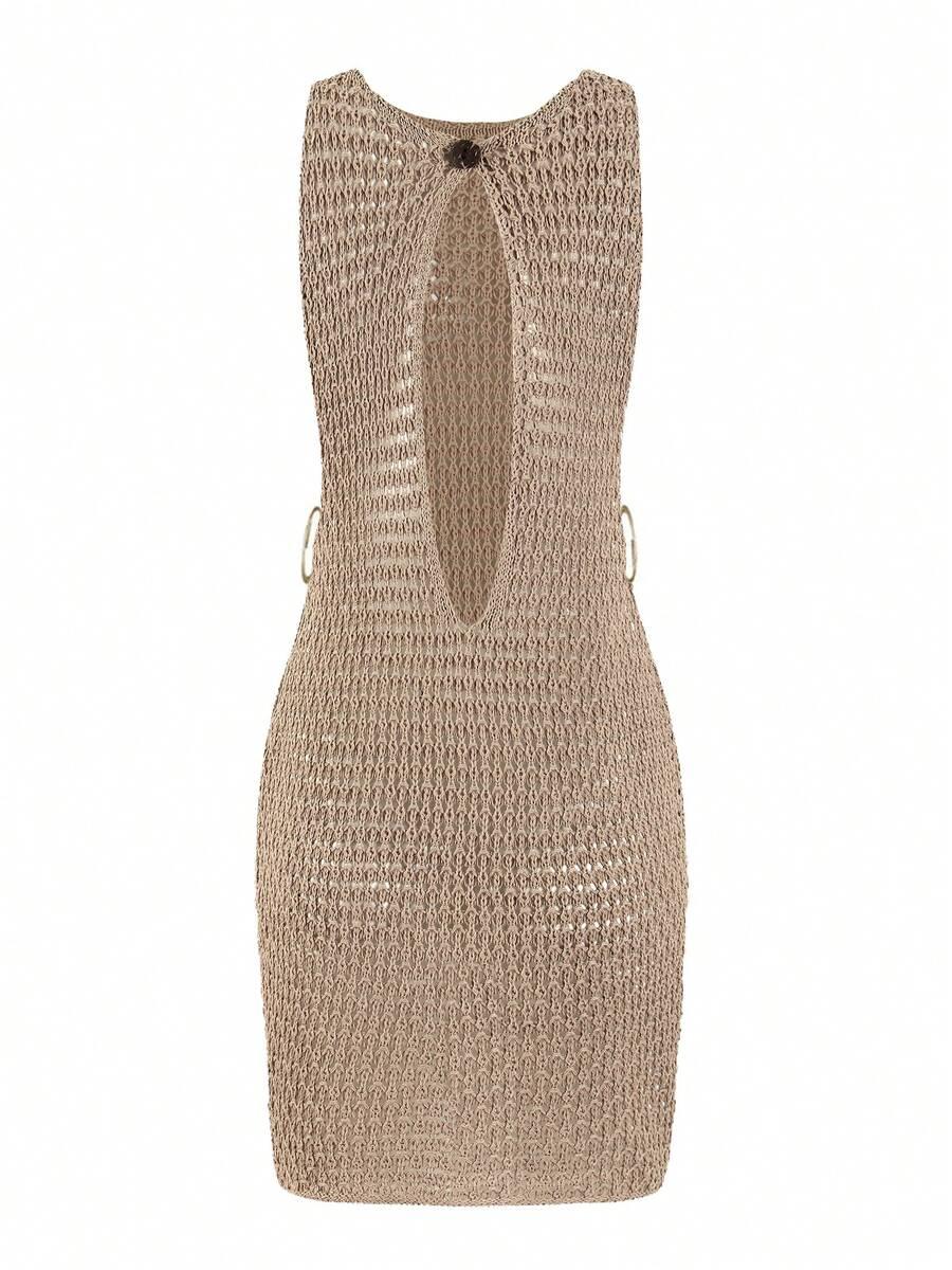 SHEIN DZIANINOWA MINI SUKIENKA S06__L