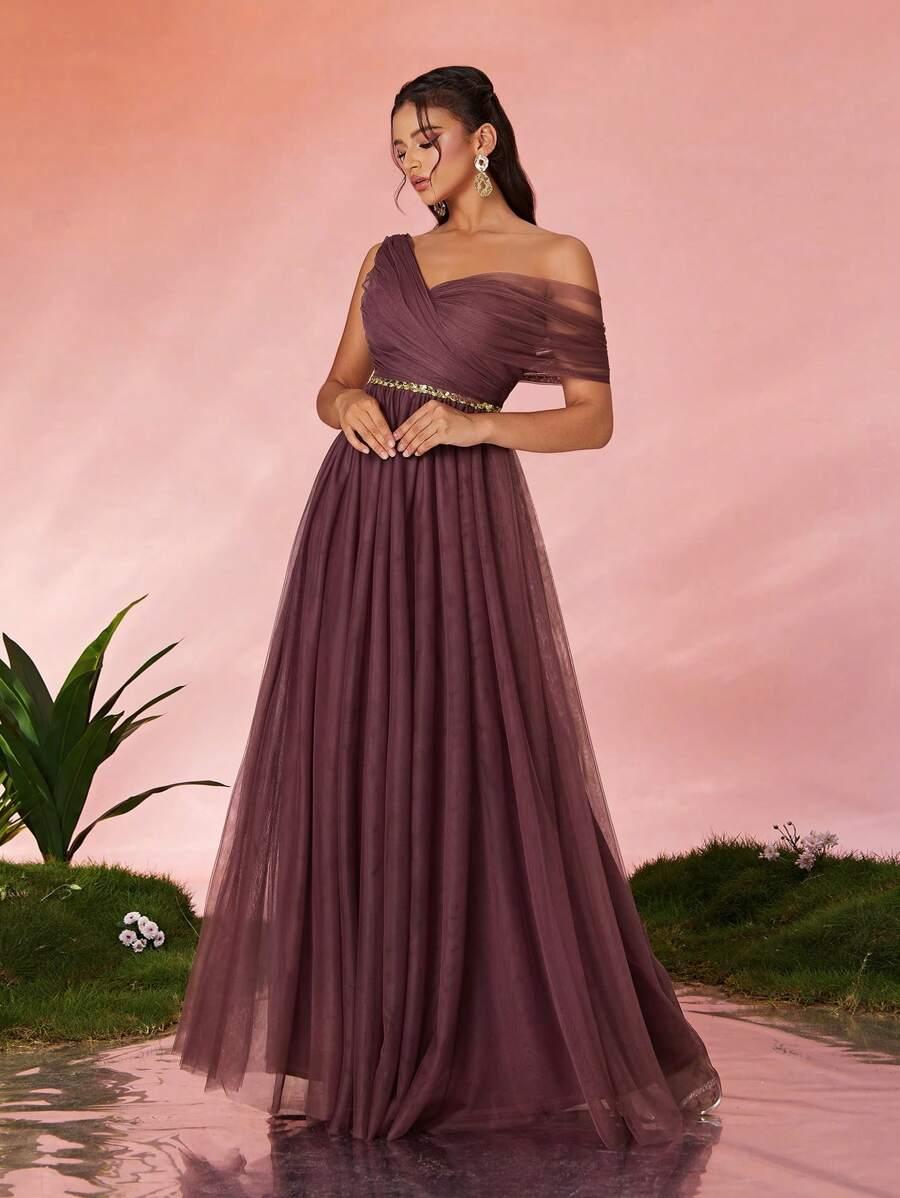 SHEIN MAXI SUKIENKA TIUL S06__L