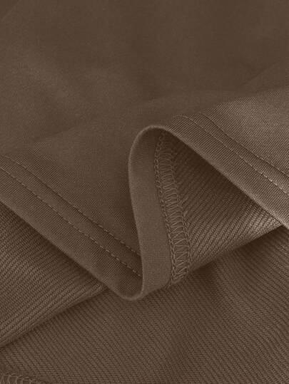 SHEIN BRĄZOWA BLUZA SPODNIE KOMPLET DRESOWY S06__XXL