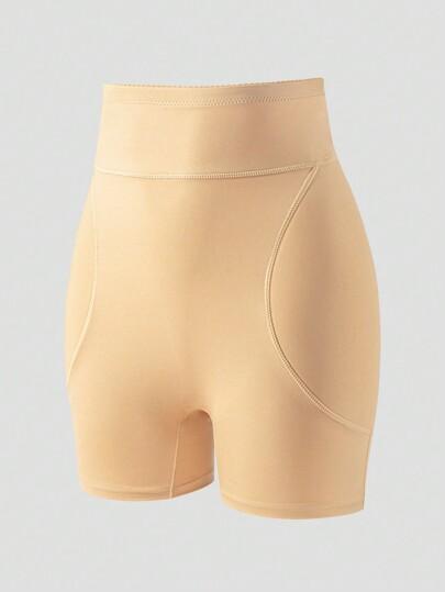 SHEIN BEŻOWE SPODENKI WYSOKI STAN S07__M