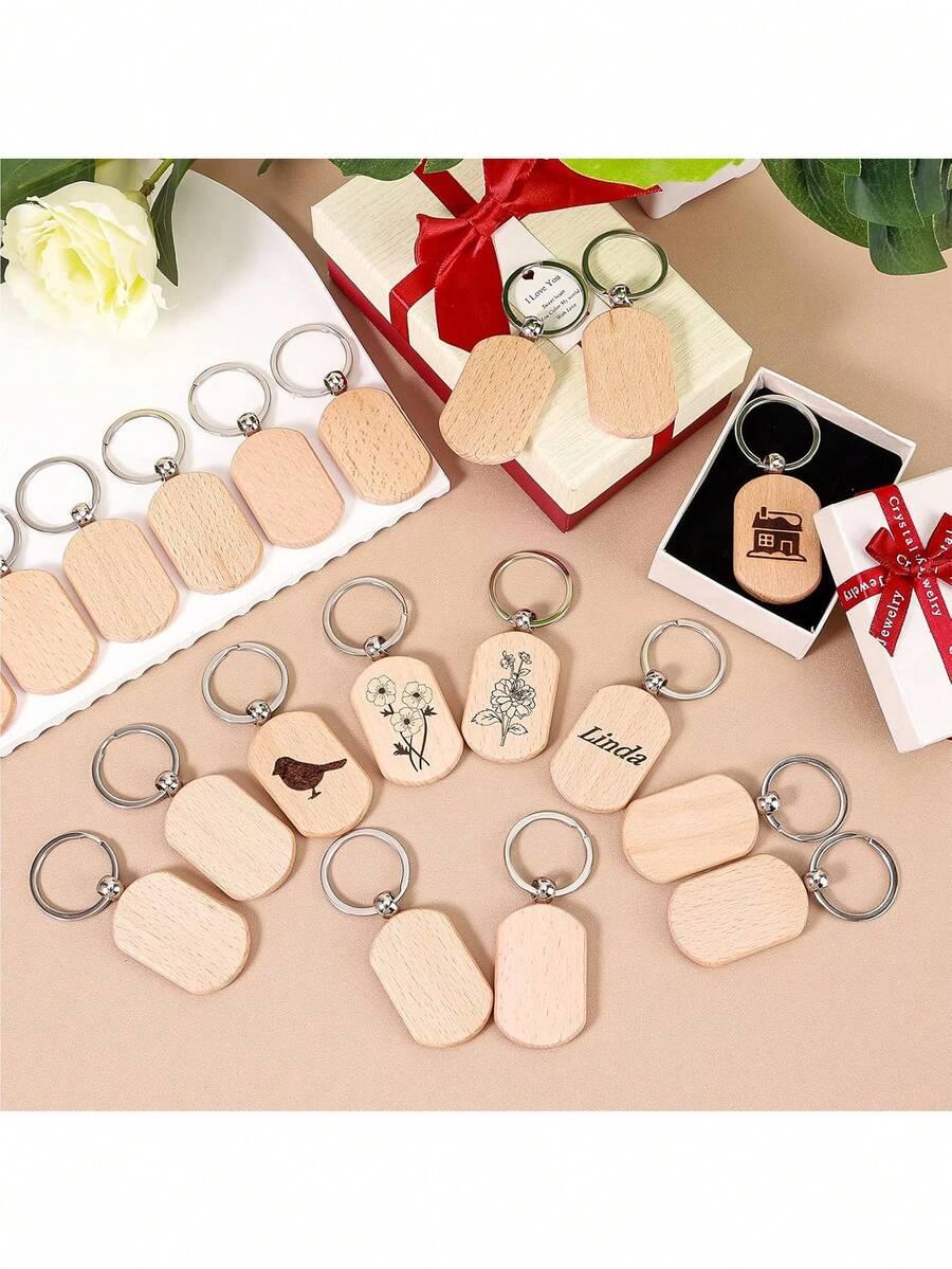 SHEIN DREWNIANY BRELOCZEK 30-PACK S07