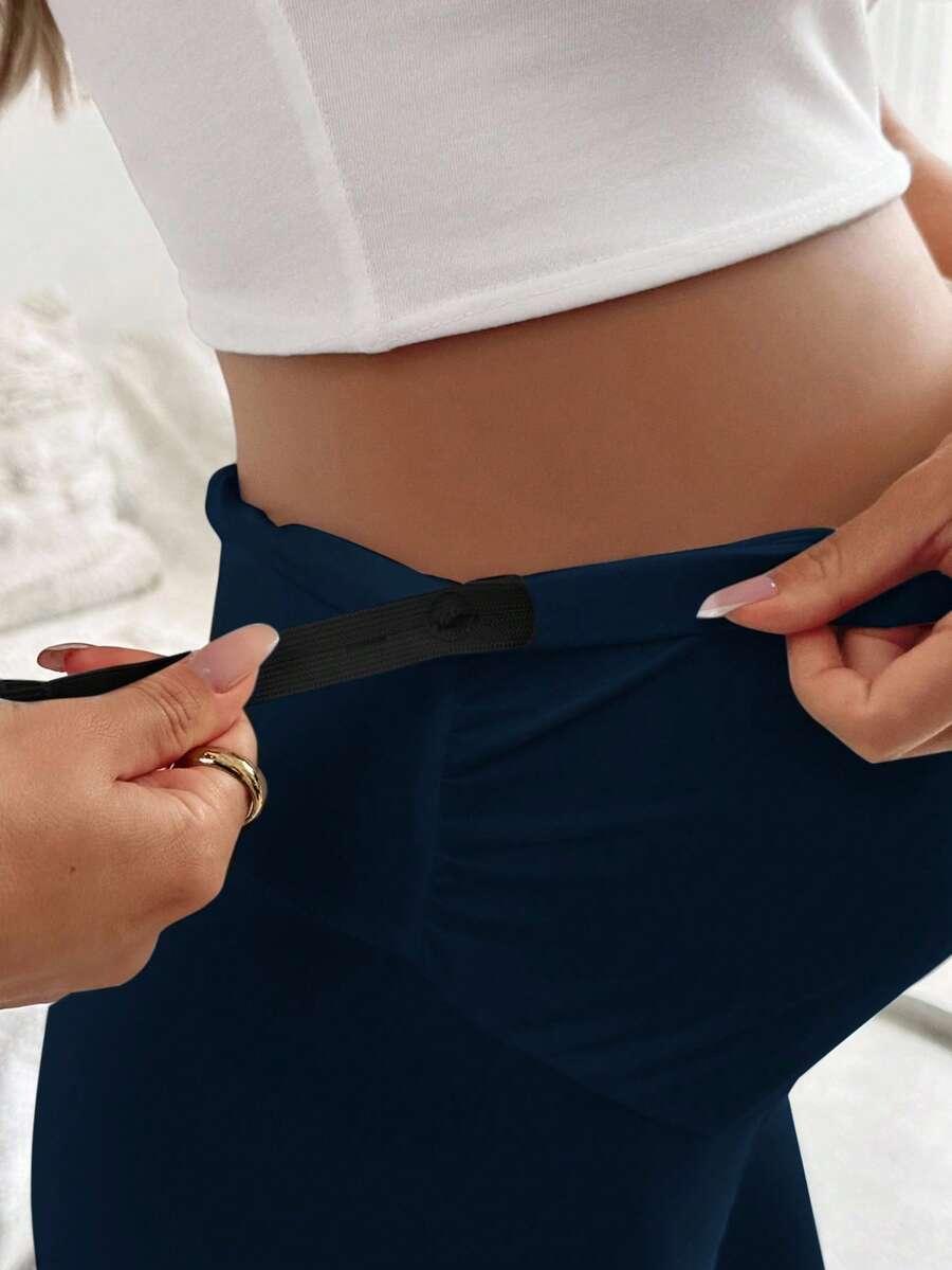 SHEIN NIEBIESKIE CIĄŻOWE SPODENKI S09__M