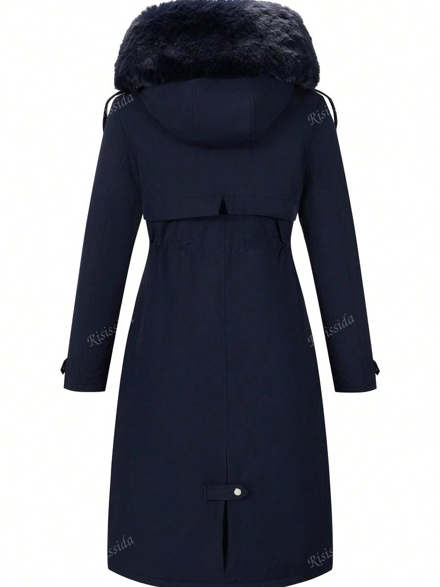 SHEIN GRANATOWA KURTKA KAPTUR W01__XXL