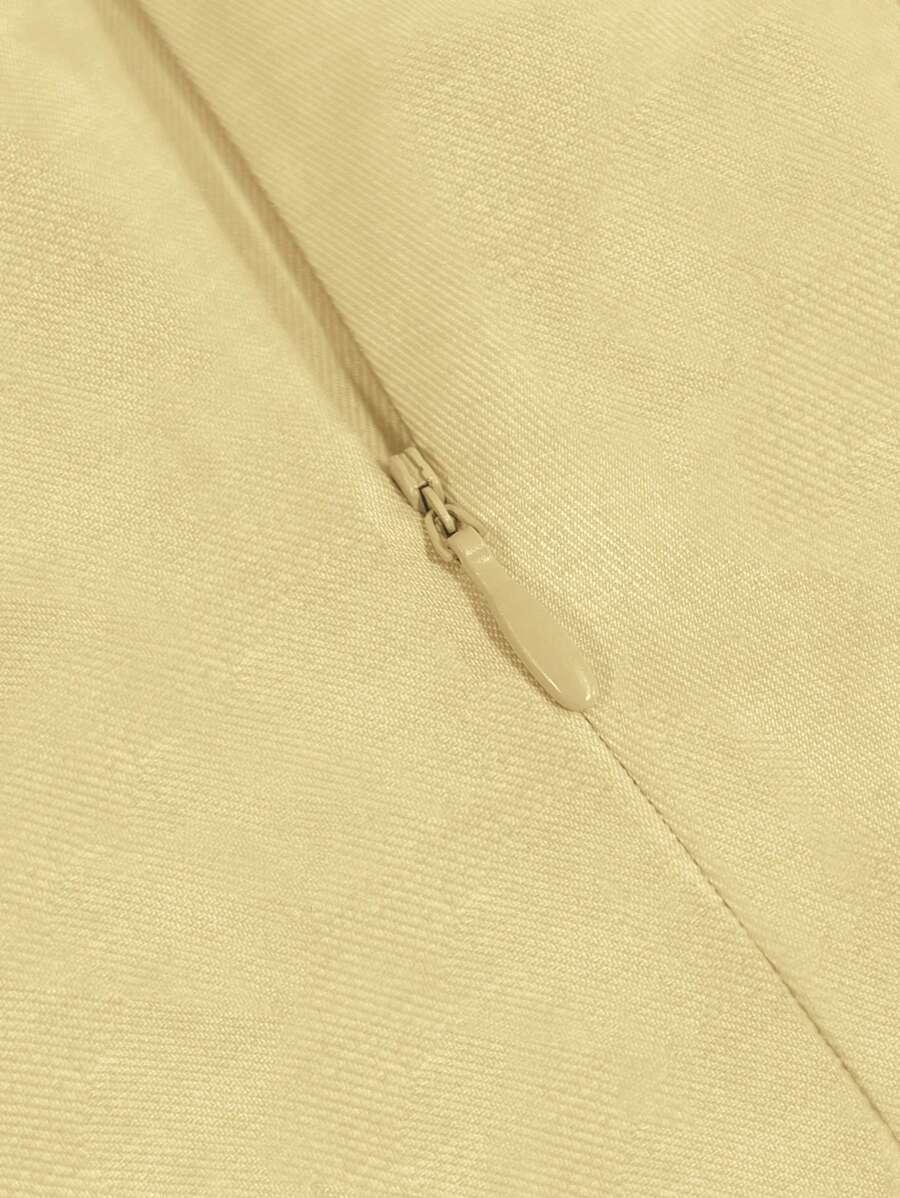 SHEIN ŻÓŁTY KOMPLET TOP SPODNIE S06__S