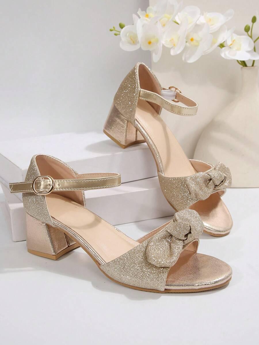 SHEIN ZŁOTE SANDAŁY OBCAS S06__41
