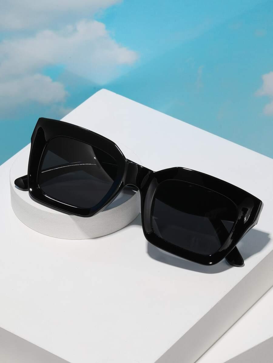 SHEIN CZARNE OKULARY PRZECIWSŁONECZNE S07
