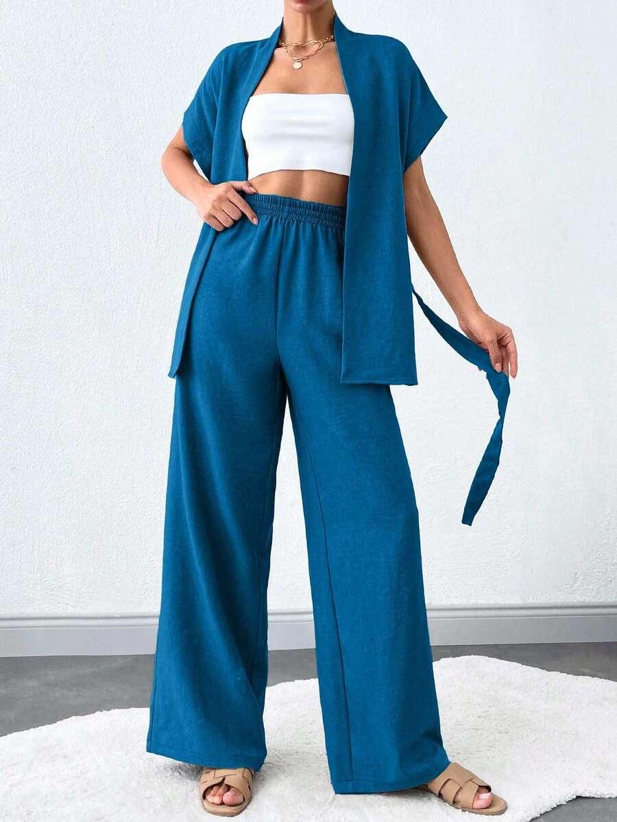 SHEIN BLUZKA SPODNIE KOMPLET S06__XL